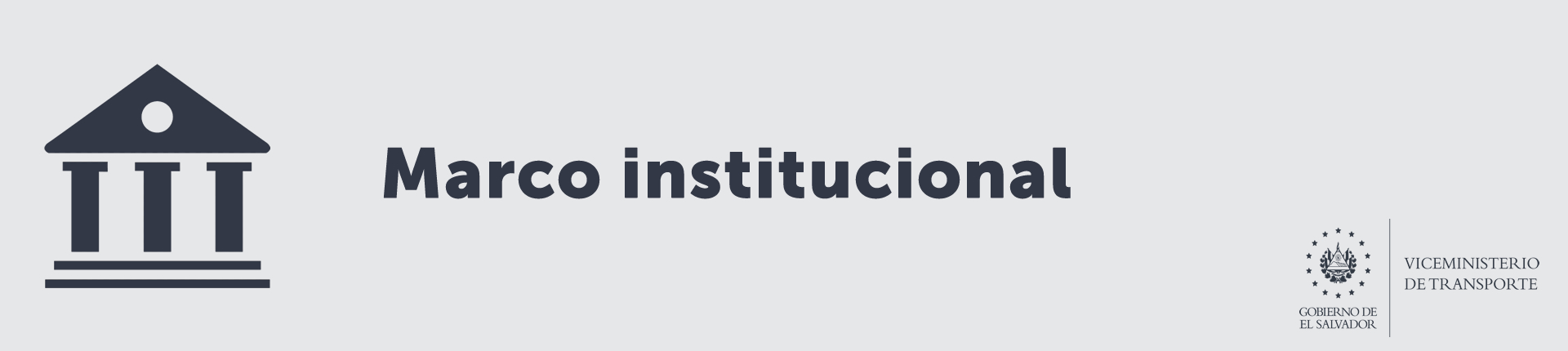 Marco institucional