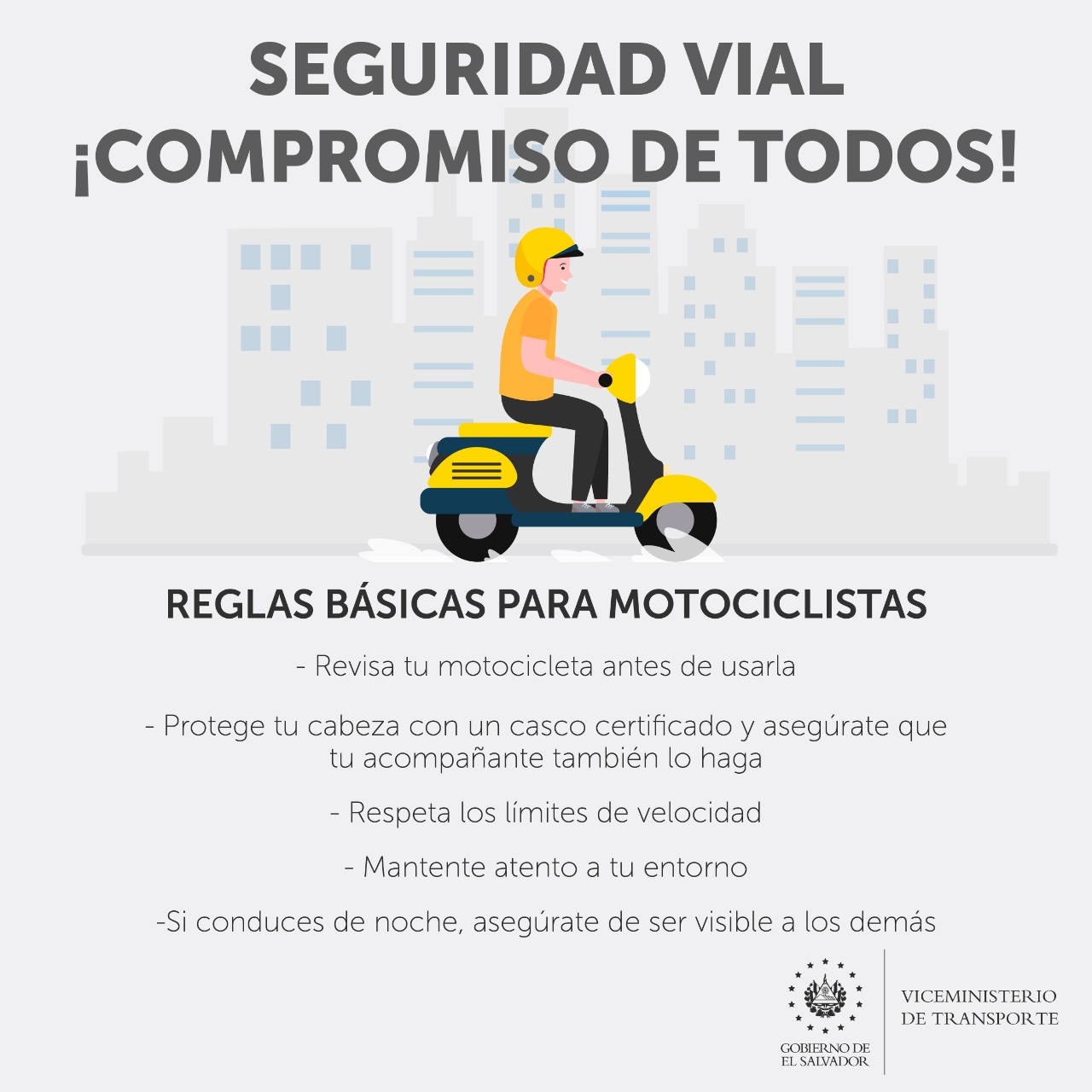 Reglas básicas para motociclistas